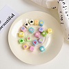 Opaque Colourful Acrylic Enamel Beads OACR-L001-03-2
