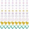 100G Plastic Sequins Beads PVC-TA0001-04E-2