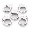 Tarnish Resistant 304 Stainless Steel Handcuffs Clasps STAS-F175-17P-2