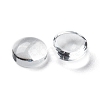 Transparent Glass Cabochons X-GGLA-R026-6mm-3