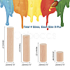 20Pcs 4 Style Round Wooden Sticks WOOD-NB0002-16B-2