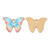 Light Gold Tone Alloy Enamel Pendants ENAM-M059-05KCG-06-1