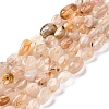 Natural Cherry Blossom Agate Beads Strands G-G146-A31-01-2