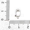 Brass Micro Pave Clear Cubic Zirconia Enhancer Shortener Pendant Bails KK-Z151-02P-3