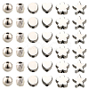 1200Pcs 6 Styles CCB Plastic Beads CCB-PA0001-10P-7