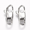 Tarnish Resistant 304 Stainless Steel Lobster Claw Clasps STAS-O114-056A-P-2