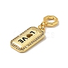 Brass Micro Pave Cubic Zirconia Pendants KK-C111-02G-03-2