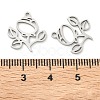 Hollow 201 Stainless Steel Pendants STAS-F337-10F-P-3