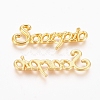 Golden Plated Alloy Cabochons PALLOY-WH0068-08H-1