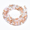 Electroplate Glass Beads Strands X-EGLA-T020-12E-4