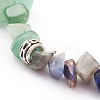 Chakra Chips Natural Gemstone Beaded Bracelets BJEW-JB05933-2