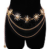 Alloy Sun Link 3 Layer Waist Chains for Women WGF4895-01-1