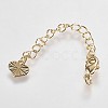 Long-Lasting Plated Brass Chain Extender X-KK-K210-05G-1