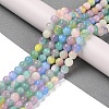 Natural Selenite Beads Strands G-Q162-A01-01A-01-2