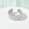 304 Stainless Steel Cuff Open Rings for Women RJEW-L341-02B-P-2