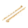 304 Stainless Steel Hair Bobby Pins Findings STAS-F329-02A-G-3