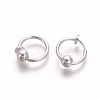 Electroplate Brass Retractable Clip-on Earrings EJEW-L221-02A-1