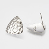 Brass Ear Stud Findings KK-S336-21P-2