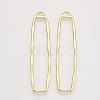 Alloy Open Back Bezel Big Pendants X-PALLOY-S121-160-2