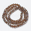Electroplate Glass Beads Strands EGLA-A034-T4mm-J17-2