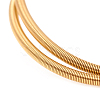 Ion Plating(IP) 304 Stainless Steel French Wire Gimp Wire X-STAS-G234-06G-2