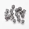 Tibetan Style Antique Silver Tone Bicone Alloy Spacer Beads X-LF1152Y-NF-1