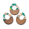 Resin and Walnut Pendants FIND-R051-10D-1