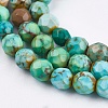 Dyed & Heated Natural Howlite Beads Strands X-TURQ-F010-04A-4mm-2