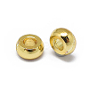 Rack Plating Brass Spacer Beads X-KK-F801-10-G-2