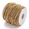 304 Stainless Steel Cuban Link Chain STAS-B019-02A-G-4