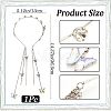 Zinc Alloy Rhinestone Hair Bands OHAR-WH20007-01B-P-2