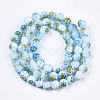 Round Millefiori Glass Beads Strands LK-P001-36-2