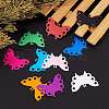 20 Pcs 10 Colors Aluminum Blank Chandelier Components Links ALUM-SZ0001-04-7