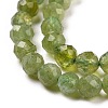 Natural Green Apatite Beads Strands G-C009-A22-4