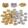 40Pcs 2 Style Tibetan Style Alloy Beads TIBEB-LP0001-72-1