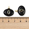 Natural Black Onyx(Dyed & Heated) Pendants LS-KK-B157-42H-10-3