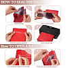 10Pcs BOPP and Aluminized PET and PE Resealable Coffee Zipper Bags with Valve ABAG-TA0001-93E-4