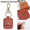 Rectangle PU Leather Ring Holder Pendant Decoration AJEW-WH20054-027D-5
