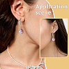 1 Pair 925 Sterling Silver Ear Hooks STER-BC0003-59P-5