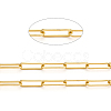 Brass Paperclip Chains CHC-L044-01C-G-1