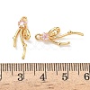 Brass Micro Pave Cubic Zirconia Pendants KK-A281-21G-02-3