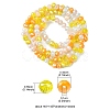 Electroplate Glass Beads Strands EGLA-yw0002-C04-4