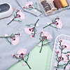 12Pcs Polyester Cotton Computerized Embroidery Thread Iron on Sew On Patches PATC-HY0002-09B-4