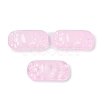 Spray Painted Transparent Glass Connector Charms X1-GLAA-H035-06J-1