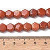 Natural Red Jasper Beads Strands G-G463-A12-8x9mm-5