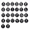 Initial Letter A~Z Alphabet Enamel Charms ENAM-YW0002-01-05P-2