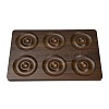 6-Slot Wood Bracelet Design Board WD-CBA482F-04B-2