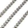 304 Stainless Steel Horse Eye Link Chains CHS-H114-04P-1
