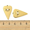 Natural White Jade Heart Eye Pendants STAS-L278-114G-01-3