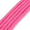 Handmade Polymer Clay Beads Strands CLAY-R089-6mm-Q088-1